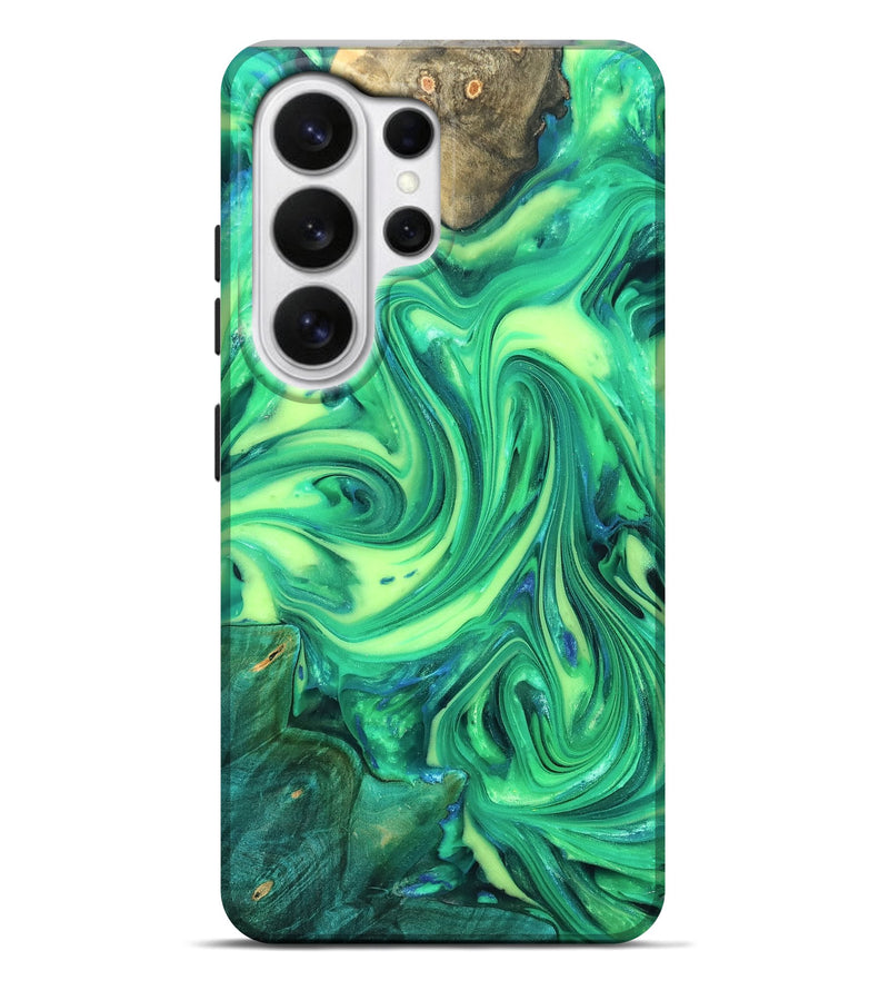 Galaxy S26 Ultra Wood Live Edge Phone Case - Zaria (Neon, 819321)