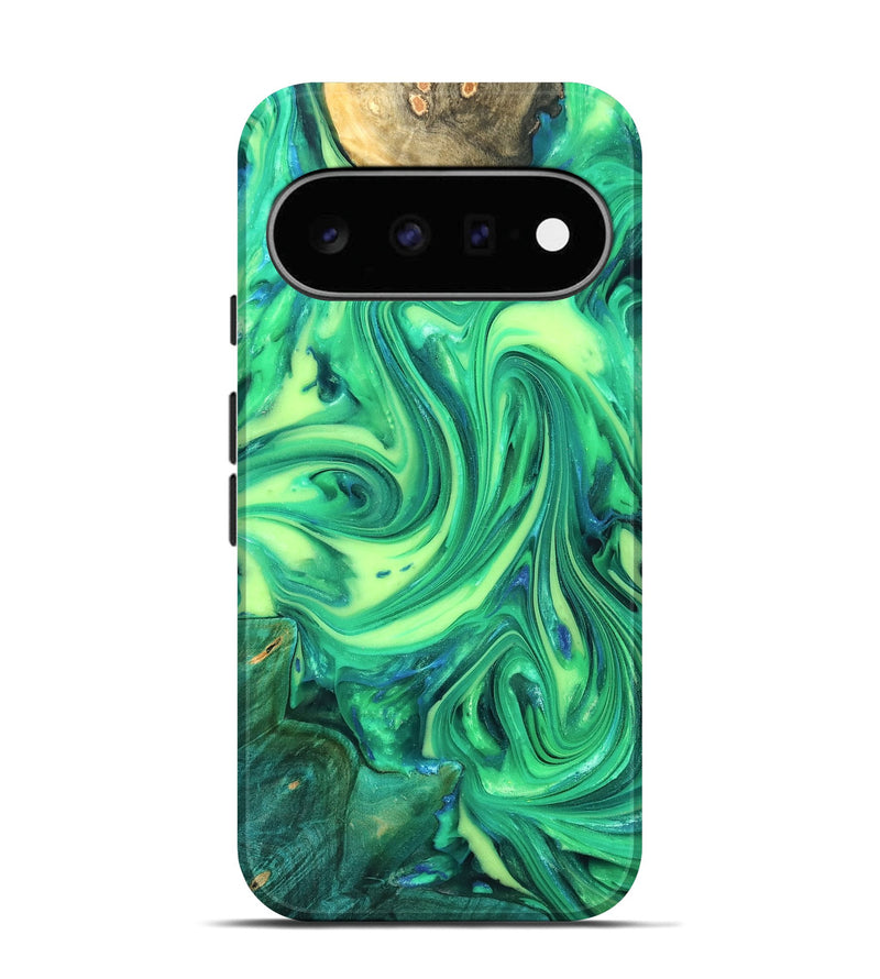 Pixel 11 Wood Live Edge Phone Case - Zaria (Neon, 819321)