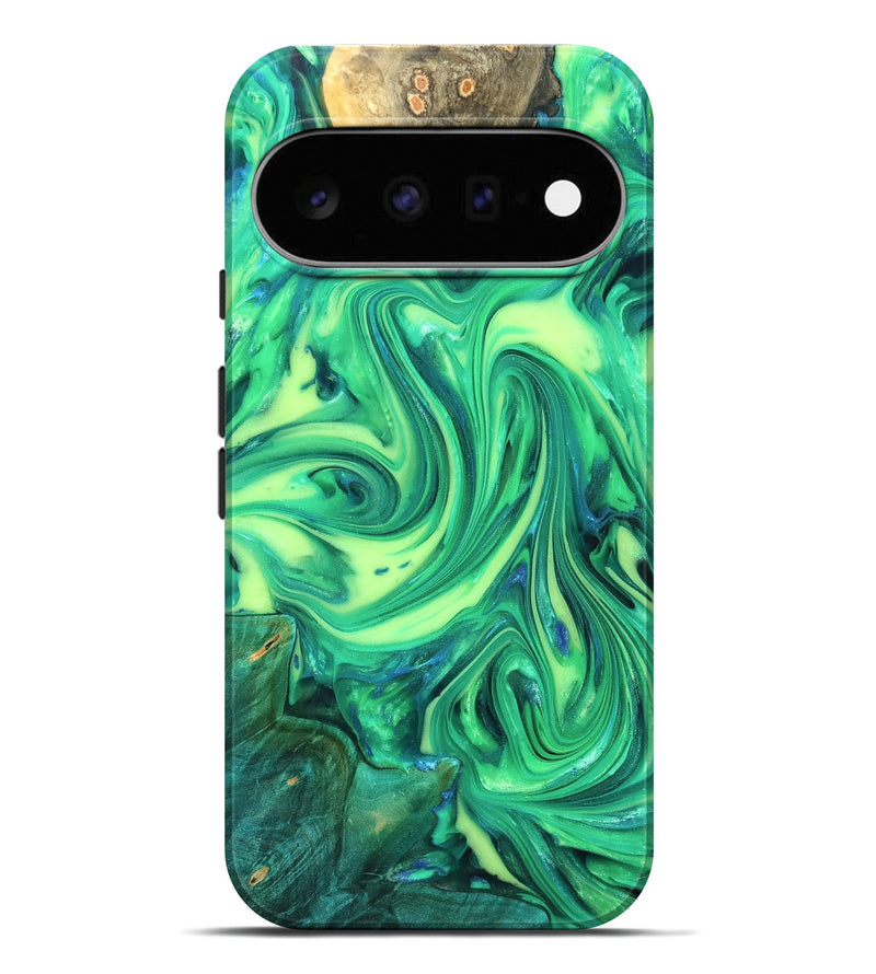 Pixel 11 Pro XL Wood Live Edge Phone Case - Zaria (Neon, 819321)