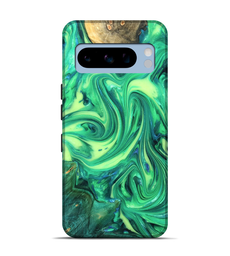 Pixel 8 Pro Wood Live Edge Phone Case - Zaria (Neon, 819321)