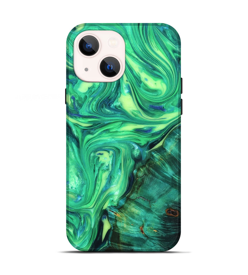iPhone 13 ResinArt Live Edge Phone Case - Zada (Neon, 819323)