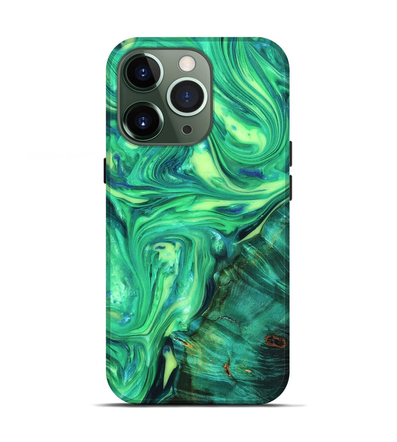 iPhone 13 Pro ResinArt Live Edge Phone Case - Zada (Neon, 819323)