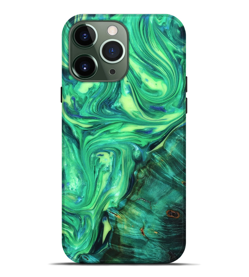 iPhone 13 Pro Max ResinArt Live Edge Phone Case - Zada (Neon, 819323)