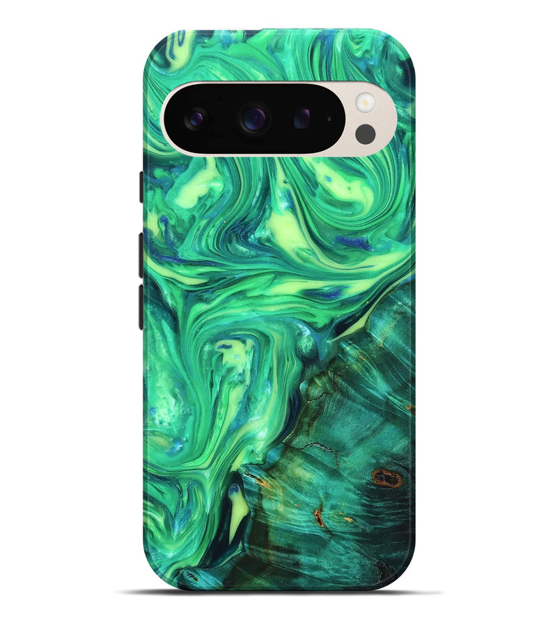 Pixel 9 Pro XL ResinArt Live Edge Phone Case - Zada (Neon, 819323)