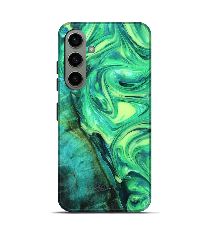 Galaxy S24 Wood Live Edge Phone Case - Kyren (Neon, 819325)