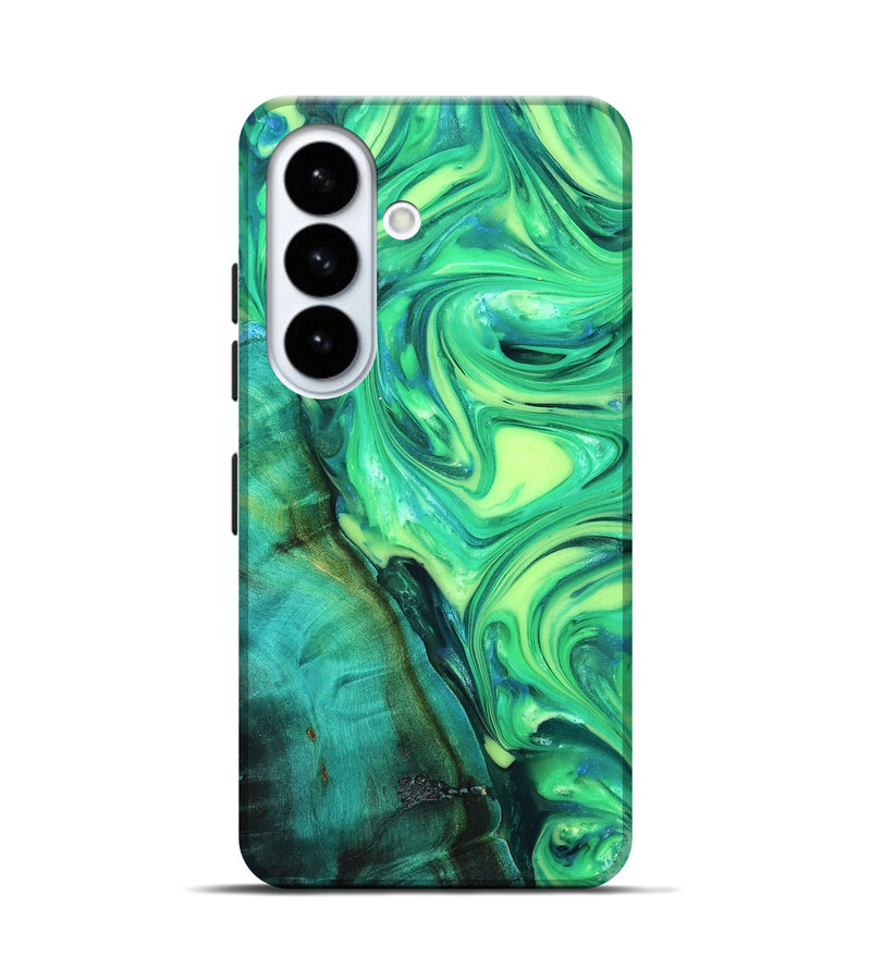 Galaxy S26 Wood Live Edge Phone Case - Kyren (Neon, 819325)