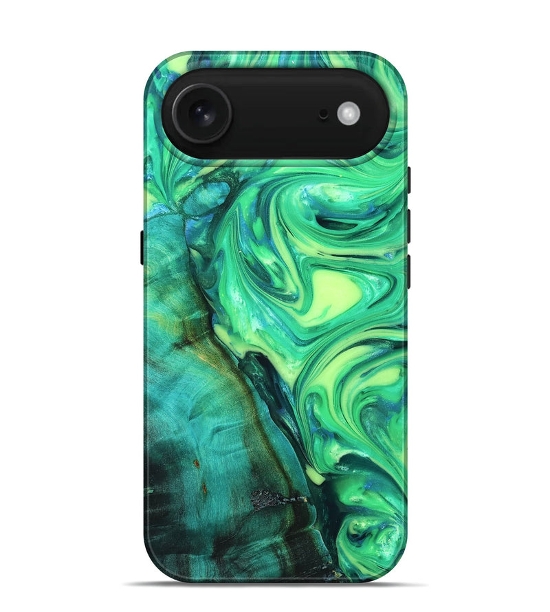 iPhone 17 Air Wood Live Edge Phone Case - Kyren (Neon, 819325)