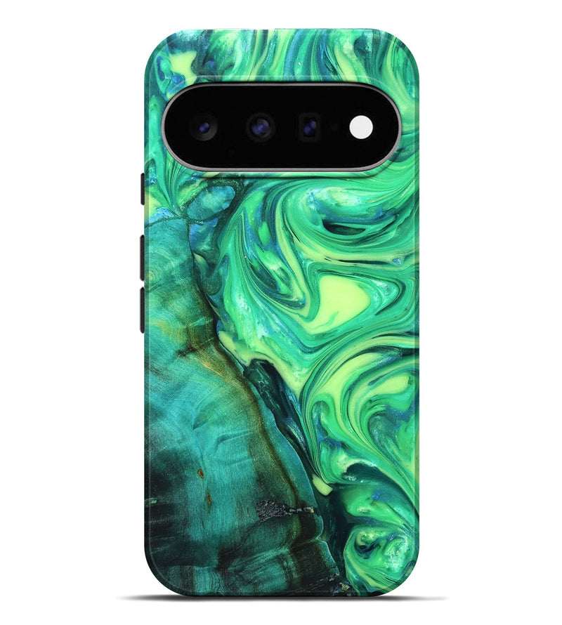 Pixel 11 Pro XL Wood Live Edge Phone Case - Kyren (Neon, 819325)