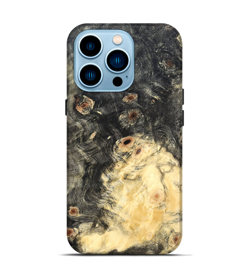 iPhone 14 Pro Wood Live Edge Phone Case - Tamie (Wood Burl, 819328)