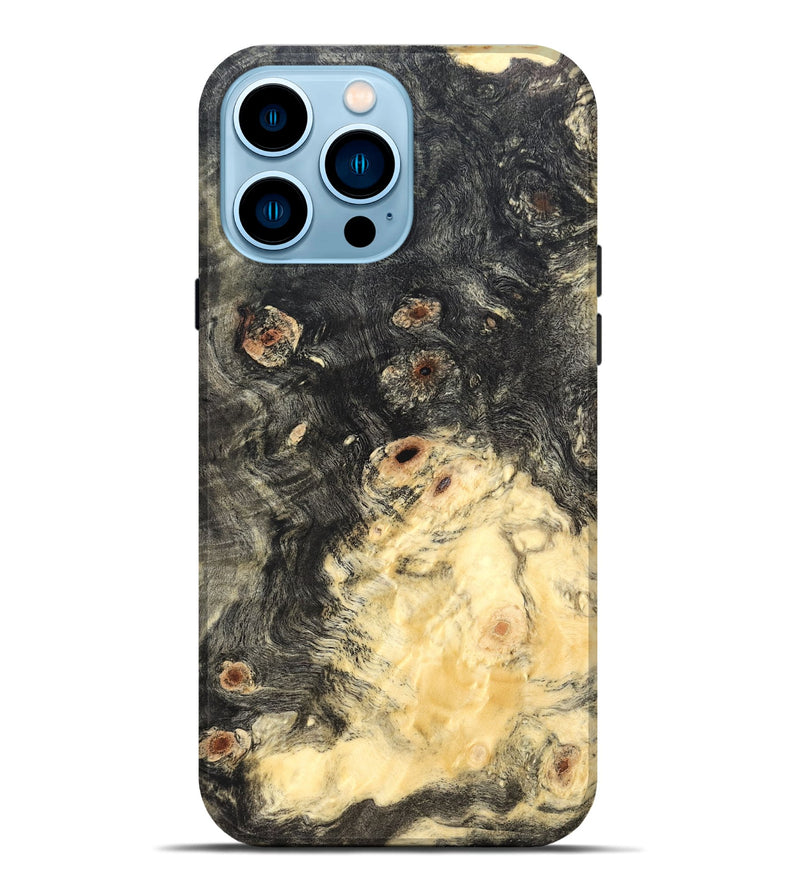 iPhone 14 Pro Max Wood Live Edge Phone Case - Tamie (Wood Burl, 819328)