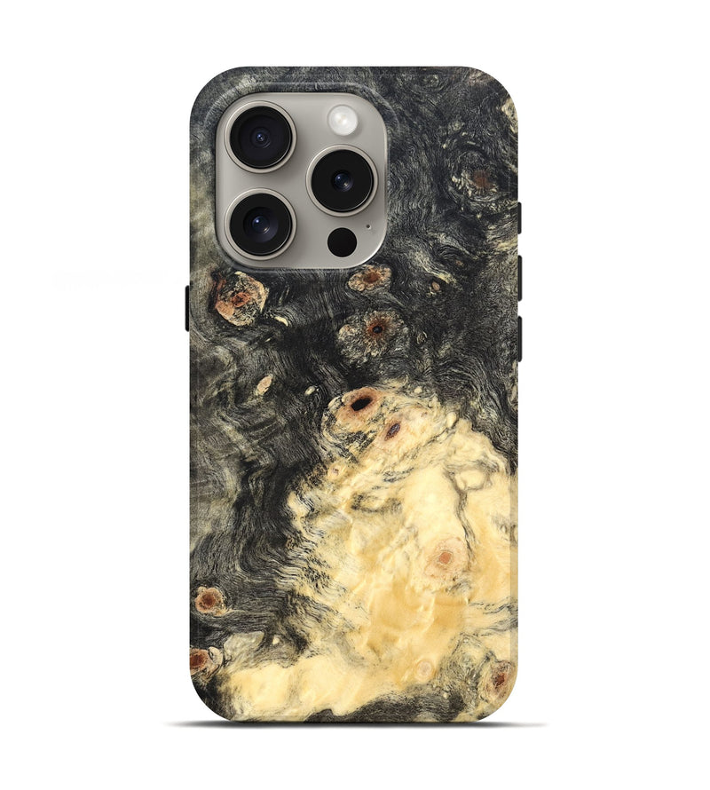 iPhone 16 Pro Wood Live Edge Phone Case - Tamie (Wood Burl, 819328)