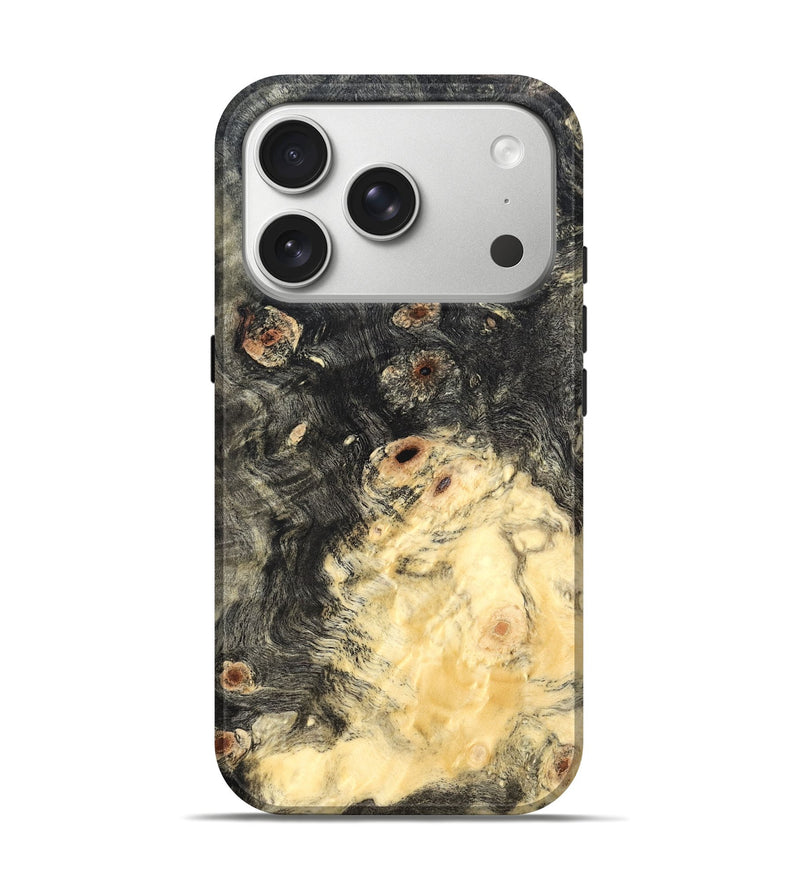 iPhone 17 Pro Wood Live Edge Phone Case - Tamie (Wood Burl, 819328)