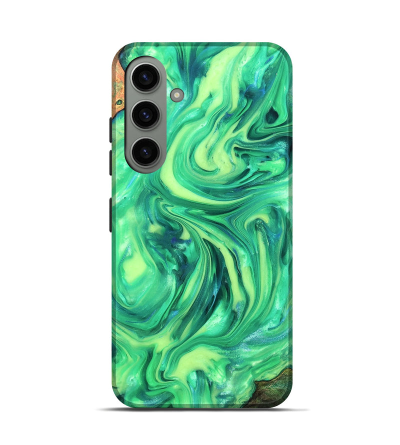 Galaxy S24 Wood Live Edge Phone Case - Skyla (Neon, 819331)