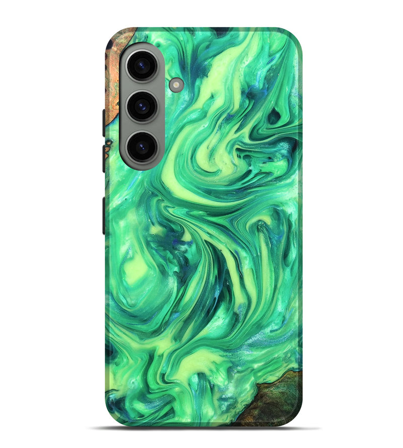 Galaxy S24 Plus Wood Live Edge Phone Case - Skyla (Neon, 819331)