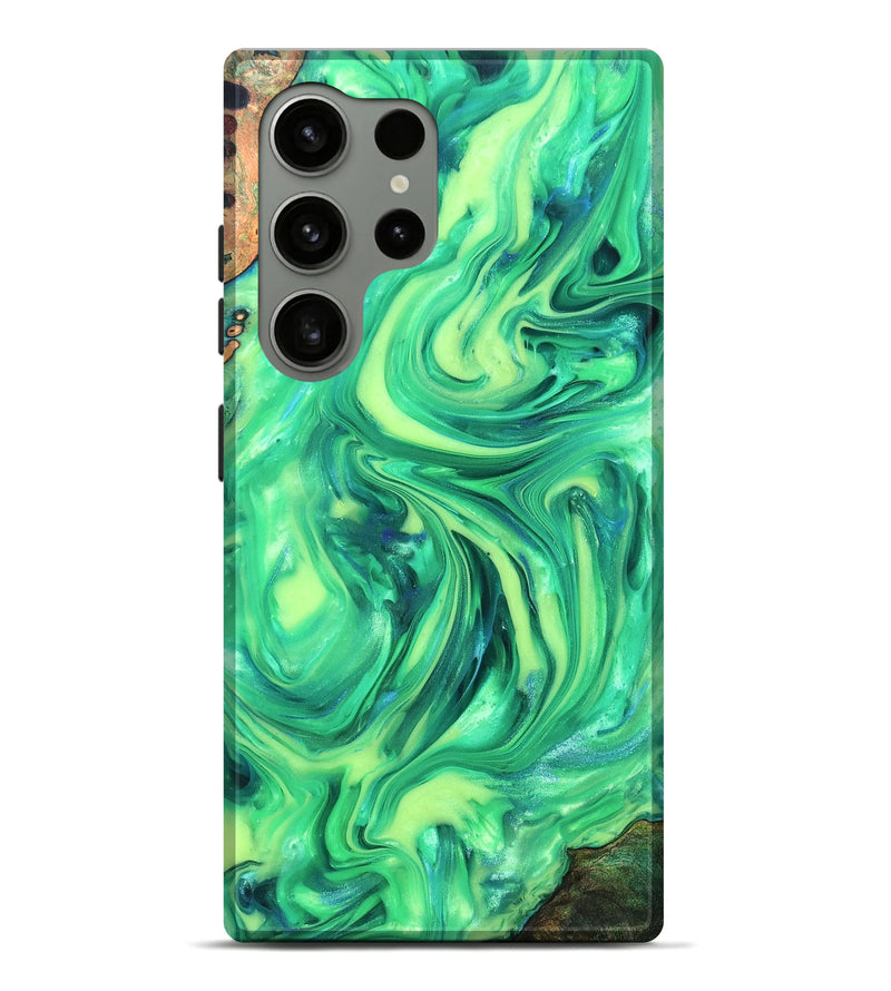Galaxy S24 Ultra Wood Live Edge Phone Case - Skyla (Neon, 819331)