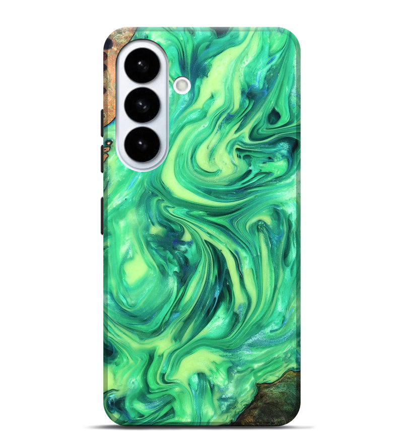 Galaxy S26 Plus Wood Live Edge Phone Case - Skyla (Neon, 819331)