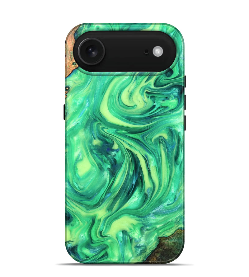 iPhone 17 Air Wood Live Edge Phone Case - Skyla (Neon, 819331)