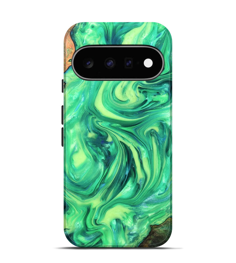 Pixel 11 Wood Live Edge Phone Case - Skyla (Neon, 819331)