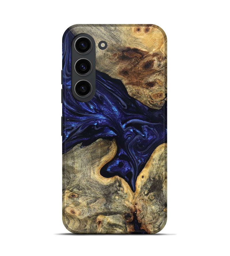 Galaxy S23 Wood Live Edge Phone Case - Inaya (Purple, 819334)