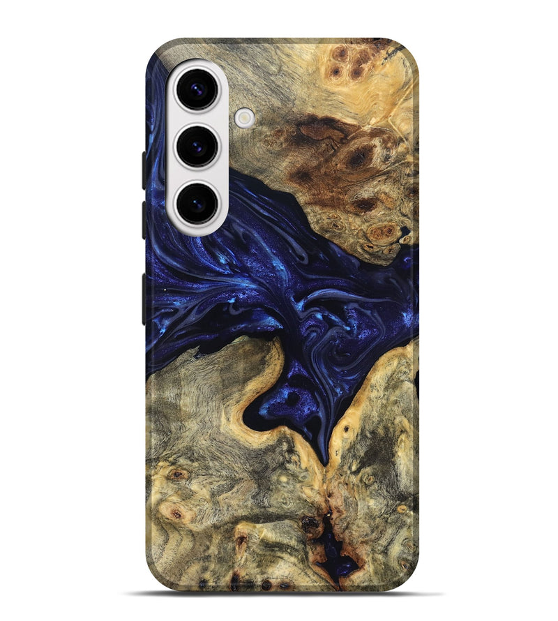 Galaxy S25 Plus Wood Live Edge Phone Case - Inaya (Purple, 819334)