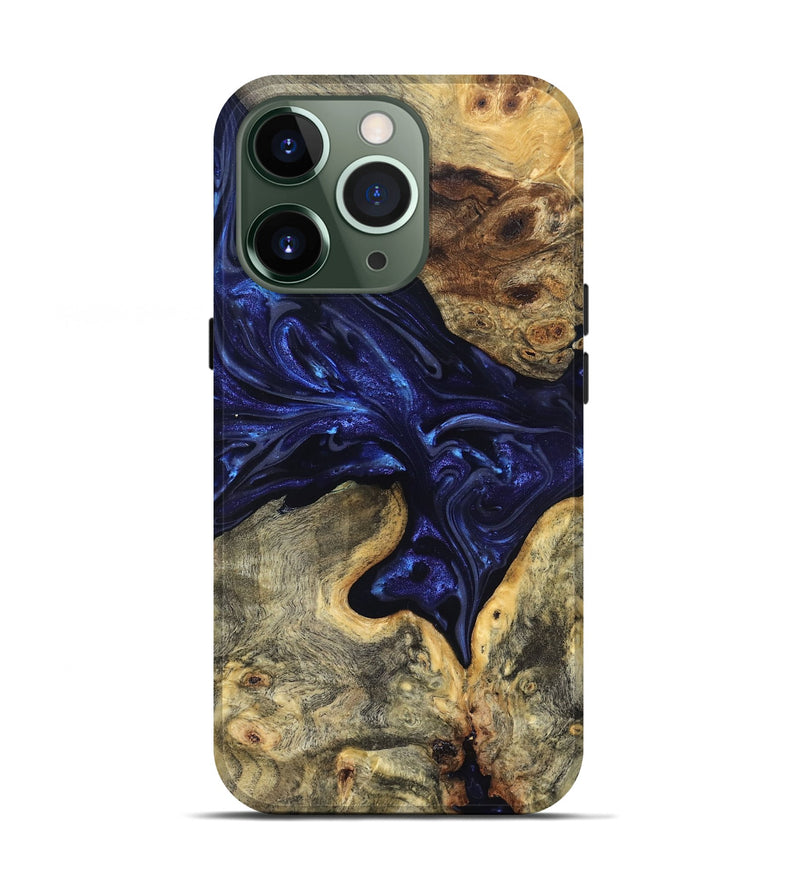 iPhone 13 Pro Wood Live Edge Phone Case - Inaya (Purple, 819334)