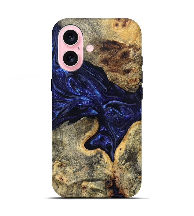 iPhone 17 Wood Live Edge Phone Case - Inaya (Purple, 819334)