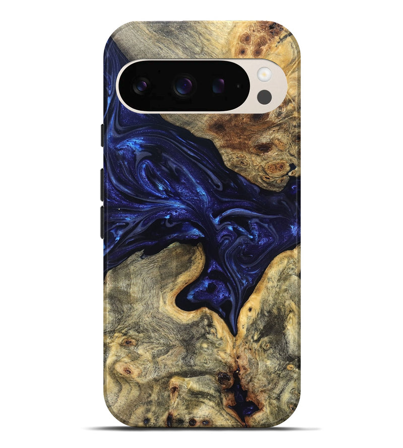 Pixel 10 Pro XL Wood Live Edge Phone Case - Inaya (Purple, 819334)