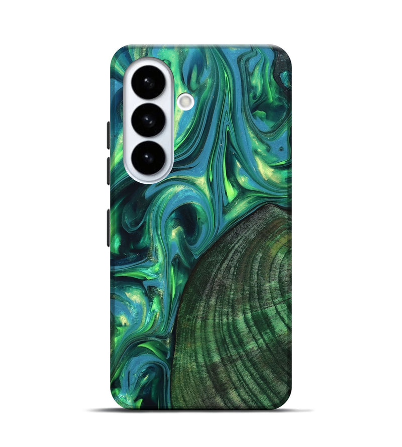 Galaxy S26 Wood Live Edge Phone Case - Gus (Neon, 819338)