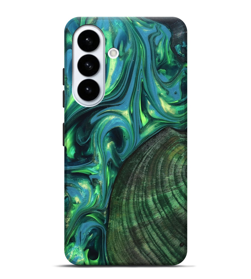 Galaxy S26 Plus Wood Live Edge Phone Case - Gus (Neon, 819338)