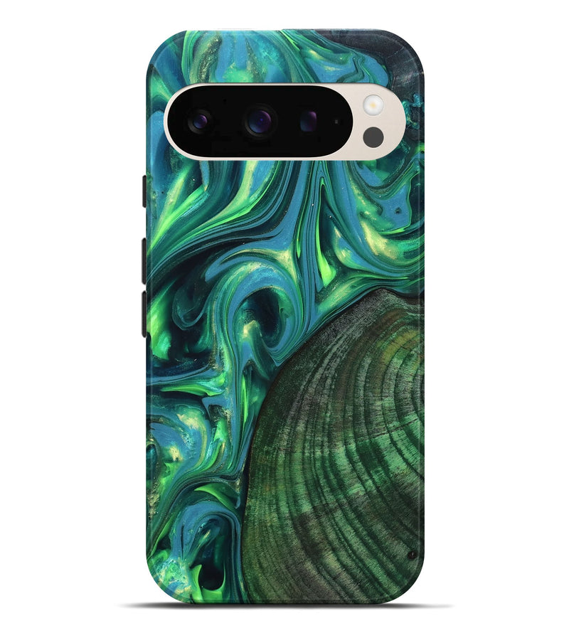 Pixel 10 Pro XL Wood Live Edge Phone Case - Gus (Neon, 819338)