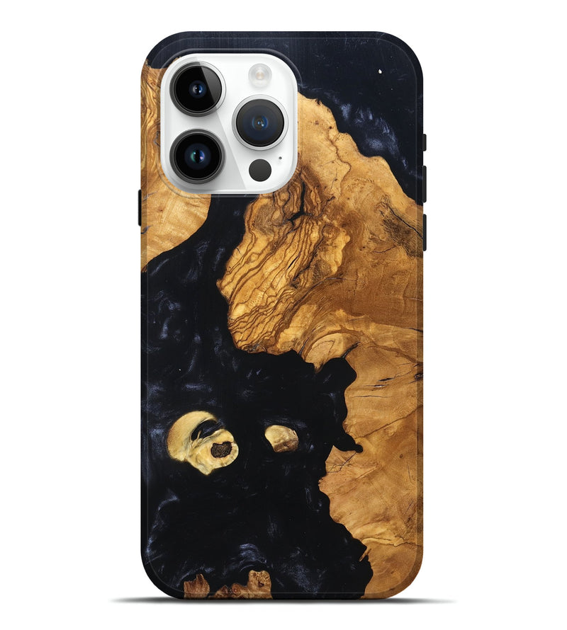 iPhone 15 Pro Max Wood Live Edge Phone Case - Corbett (Wood Burl, 819341)