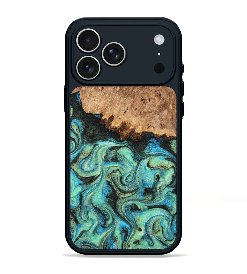 iPhone 17 Pro Max Wood Phone Case - Kaeli (Green, 819351)