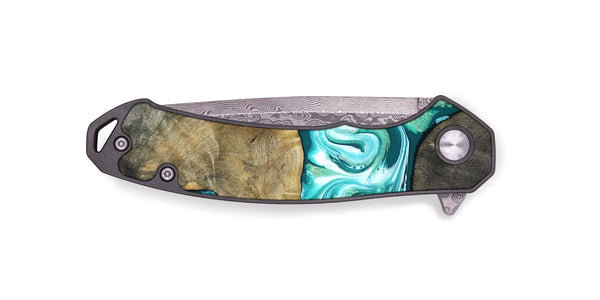 EDC Wood Pocket Knife - Brooks (Green, 819352)