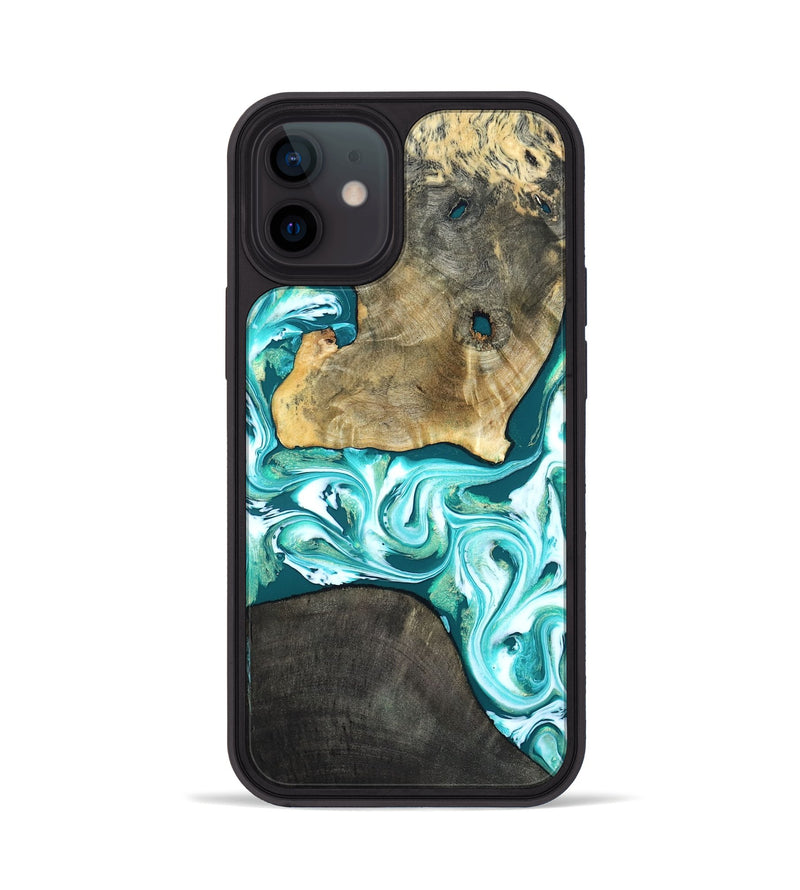 iPhone 12 Wood Phone Case - Brooks (Green, 819352)