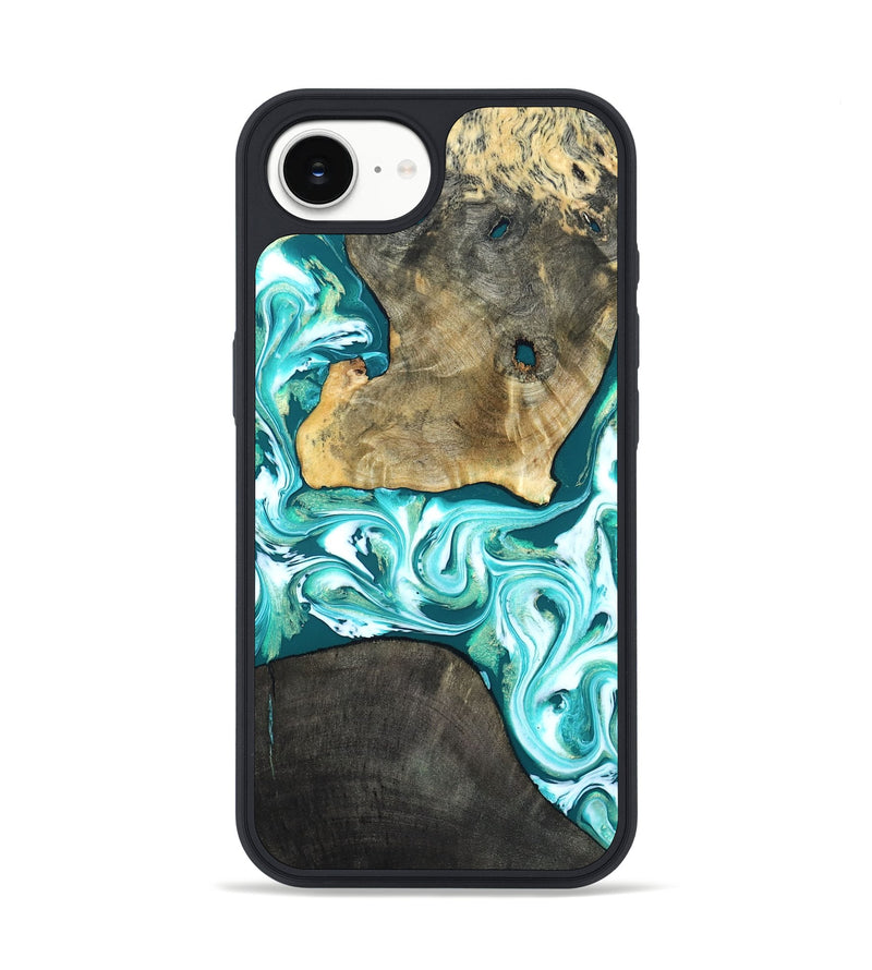 iPhone 16e Wood Phone Case - Brooks (Green, 819352)