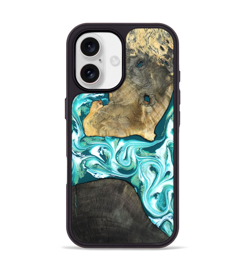 iPhone 17 Wood Phone Case - Brooks (Green, 819352)