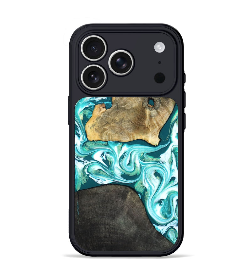 iPhone 17 Pro Wood Phone Case - Brooks (Green, 819352)