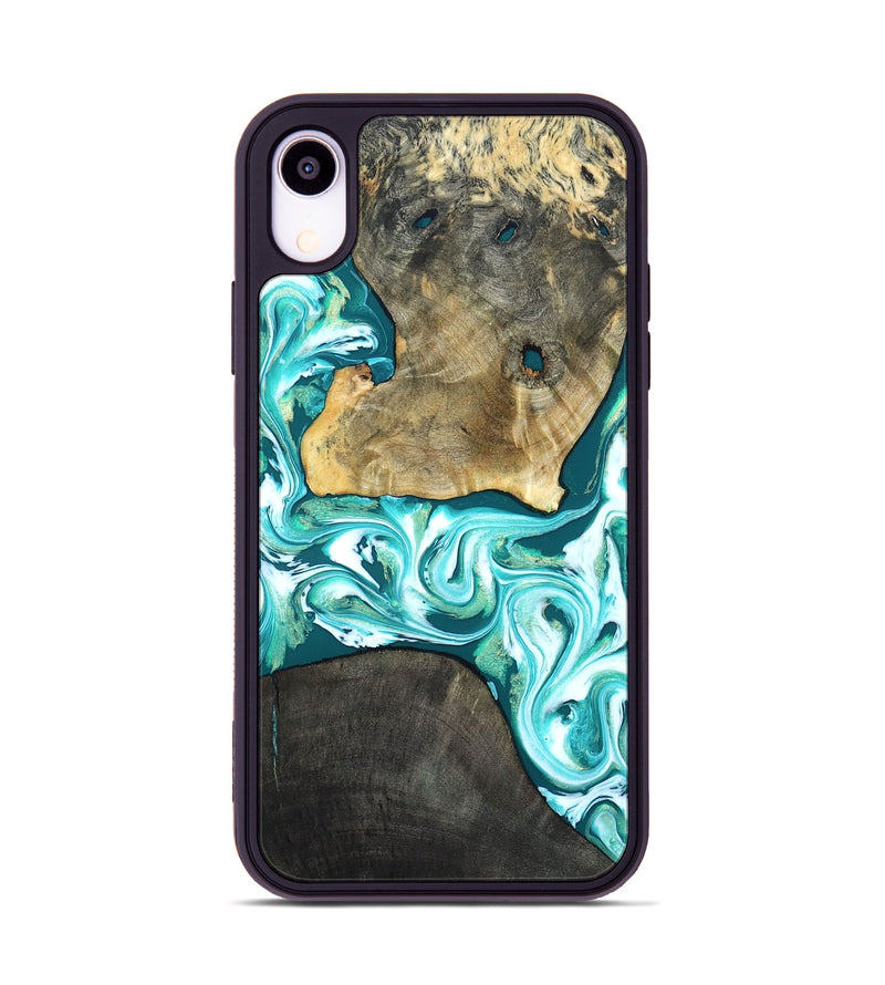 iPhone Xr Wood Phone Case - Brooks (Green, 819352)