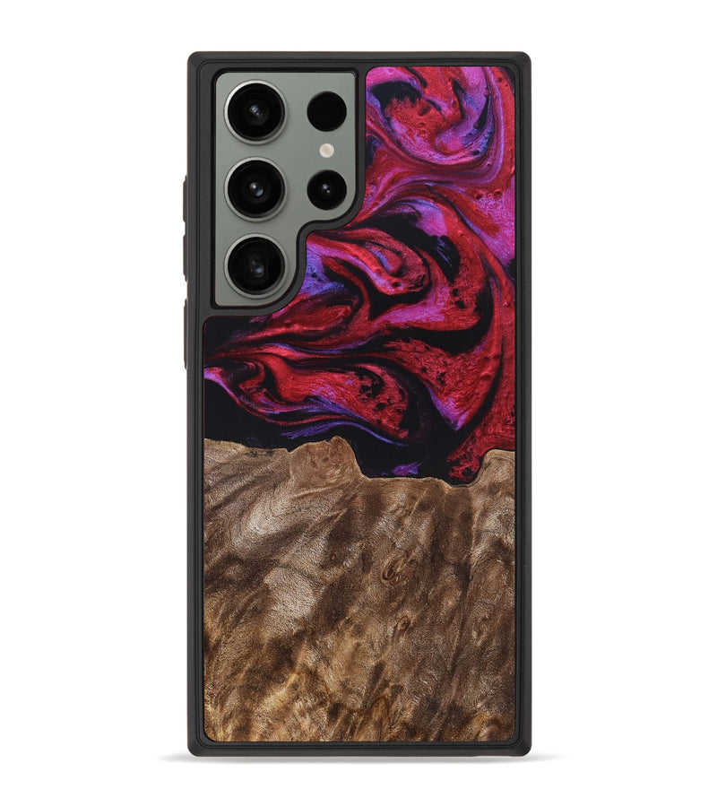 Galaxy S23 Ultra Wood Phone Case - Otto (Red, 819360)