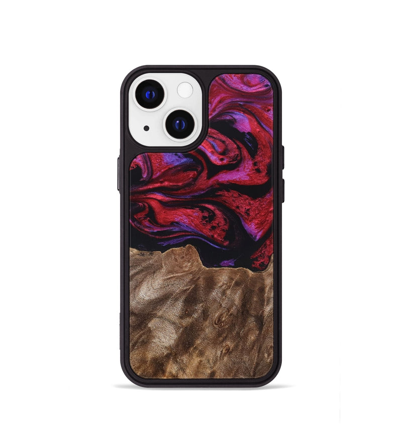 iPhone 13 mini Wood Phone Case - Otto (Red, 819360)