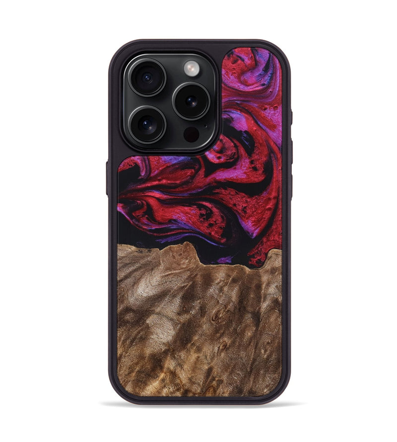 iPhone 15 Pro Wood Phone Case - Otto (Red, 819360)