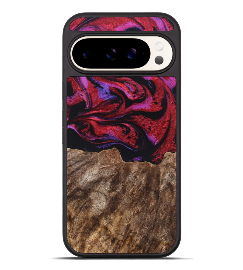 Pixel 9 Pro XL Wood Phone Case - Otto (Red, 819360)