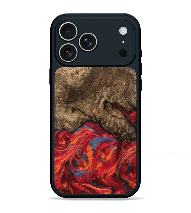 iPhone 17 Pro Max Wood Phone Case - Devonte (Red, 819361)