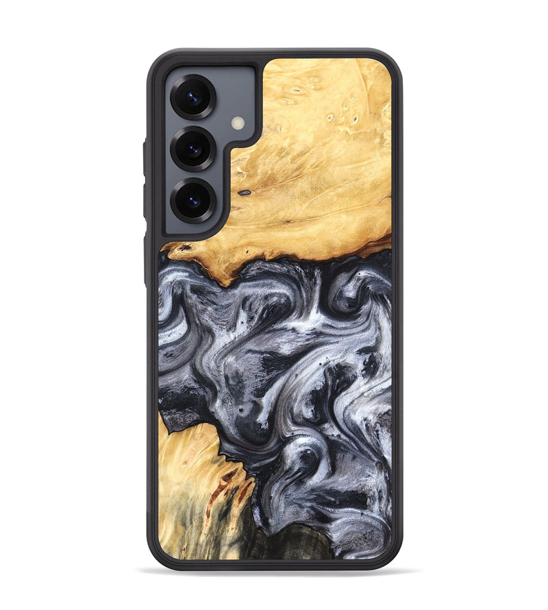 Galaxy S25 Plus Wood Phone Case - Coral (Black & White, 819363)