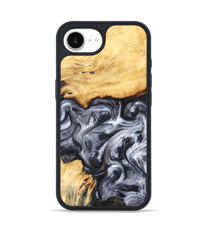 iPhone 17e Wood Phone Case - Coral (Black & White, 819363)