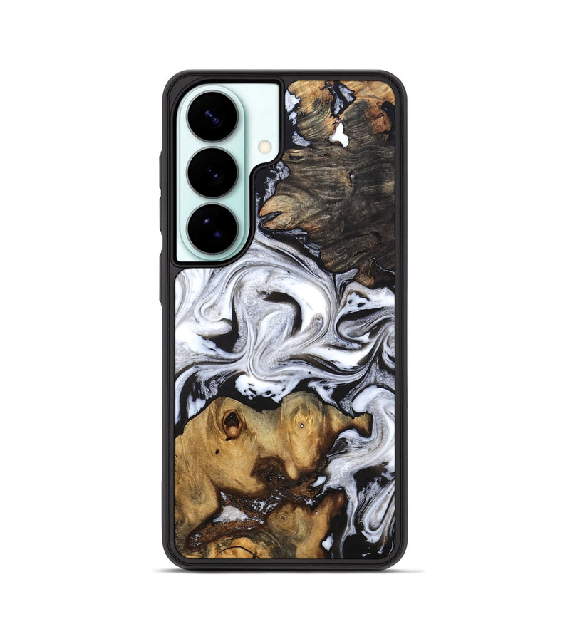 Galaxy S26 Wood Phone Case - Libbie (Black & White, 819364)