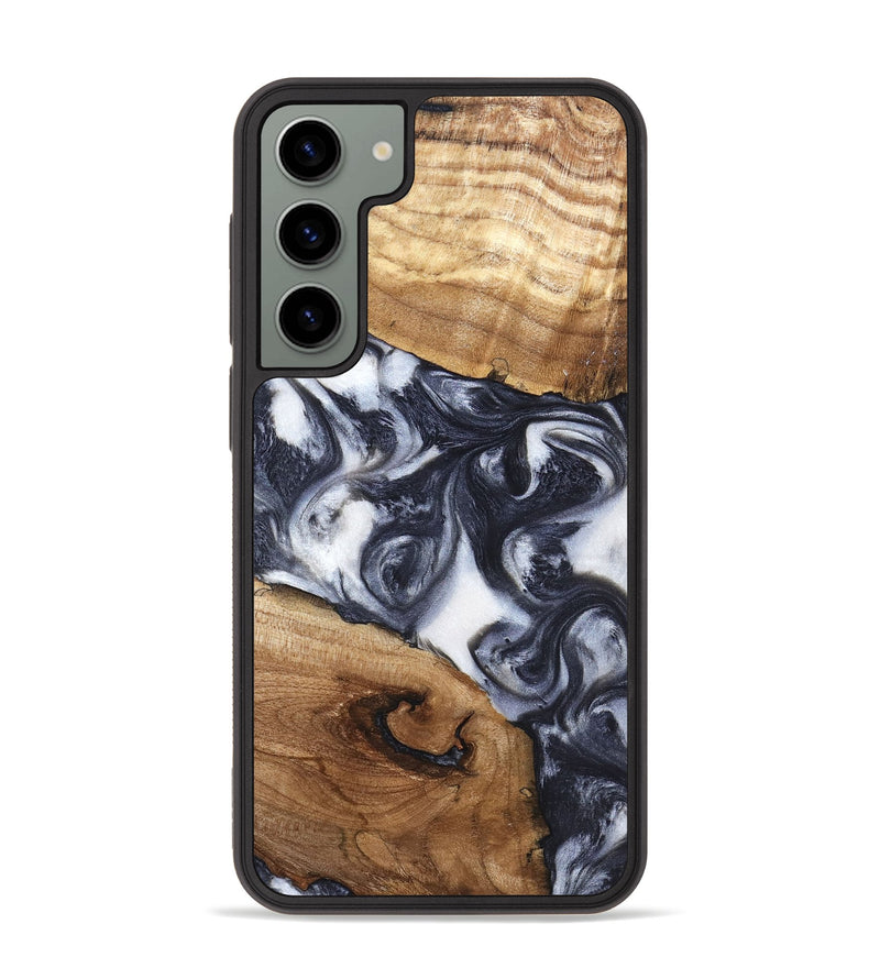 Galaxy S23 Plus Wood Phone Case - Anais (Black & White, 819365)