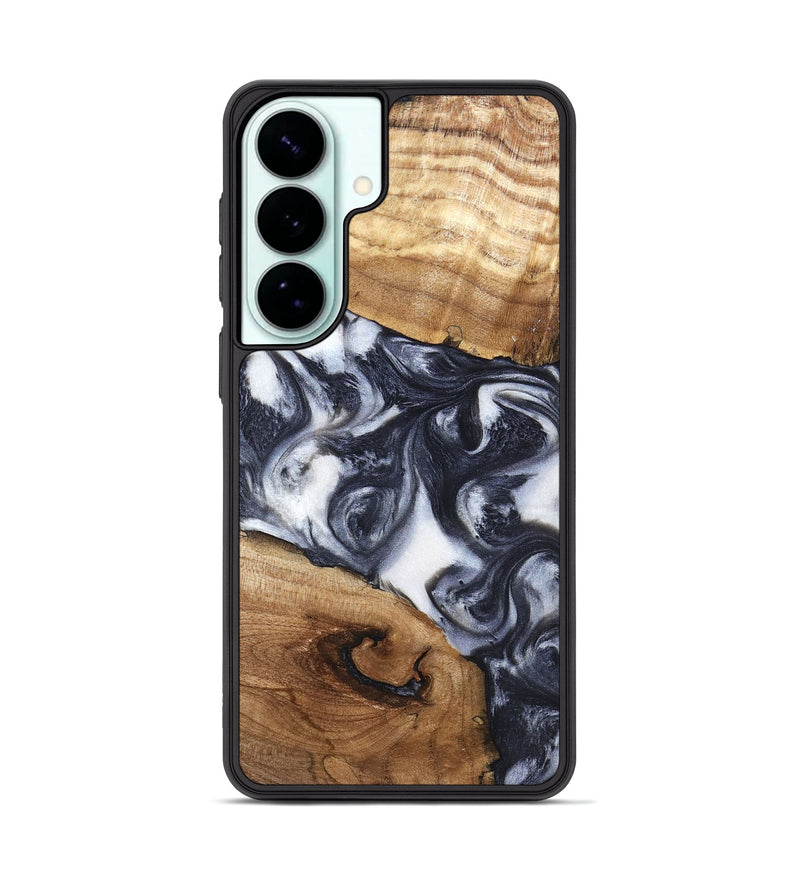 Galaxy S26 Plus Wood Phone Case - Anais (Black & White, 819365)
