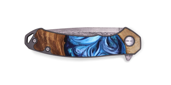 EDC Wood Pocket Knife - Rylan (Blue, 819385)