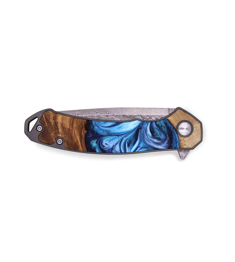EDC Wood Pocket Knife - Rylan (Blue, 819385)